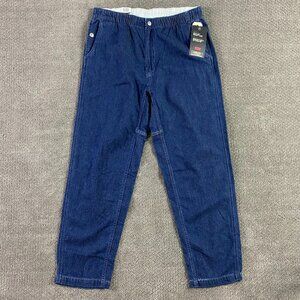 Levi's Stay Loose Boxer Taper Jeans Men's Large Blue Cotton Tapered Drawstring